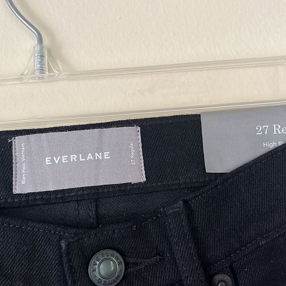 Everlane Women's Black The High-Rise Skinny Jeans NWT Size 27 - Picture 3 of 7